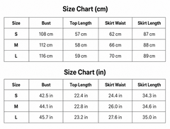 White Broderie Cotton Short-Sleeve Top and Skirt Set