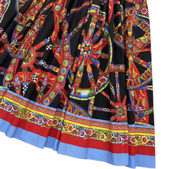 Sicilian Carretto Maxi Bustier Dress