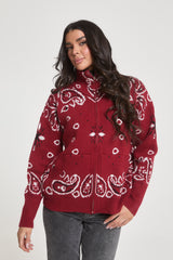 Giulia Zip Up Cardigan