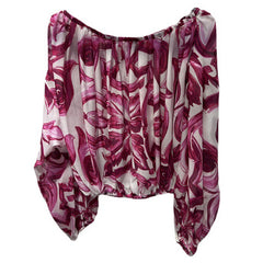 HIGH QUALITY Luxury Fashion Women Off-Shoulder Silk blouse and Cotton Maxi Skirt Summer Set For Female 2023