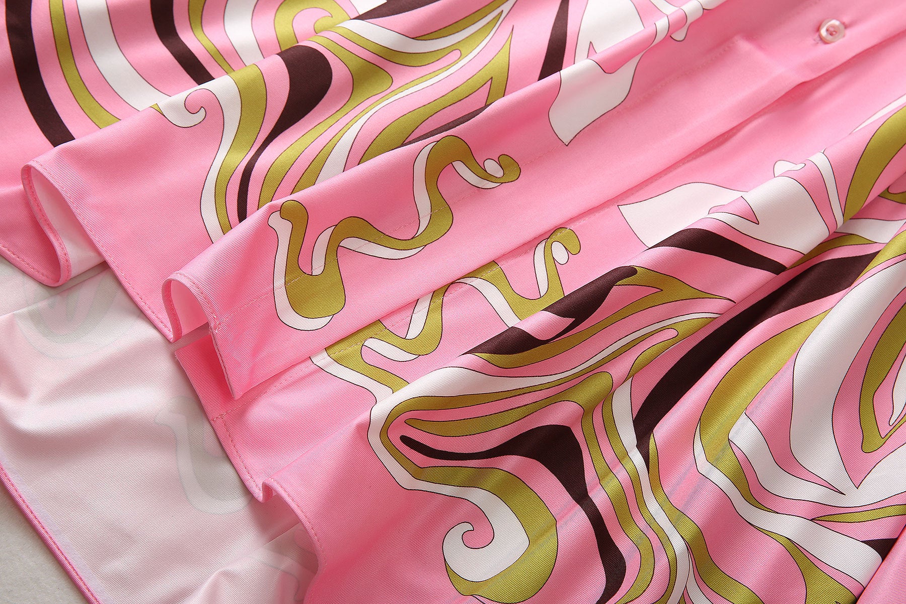 HIGH QUALITY Fashion Summer Women Print  Kaftan Dress Loose Maxi Plus Size  Beach Outerwear In Pink 2023