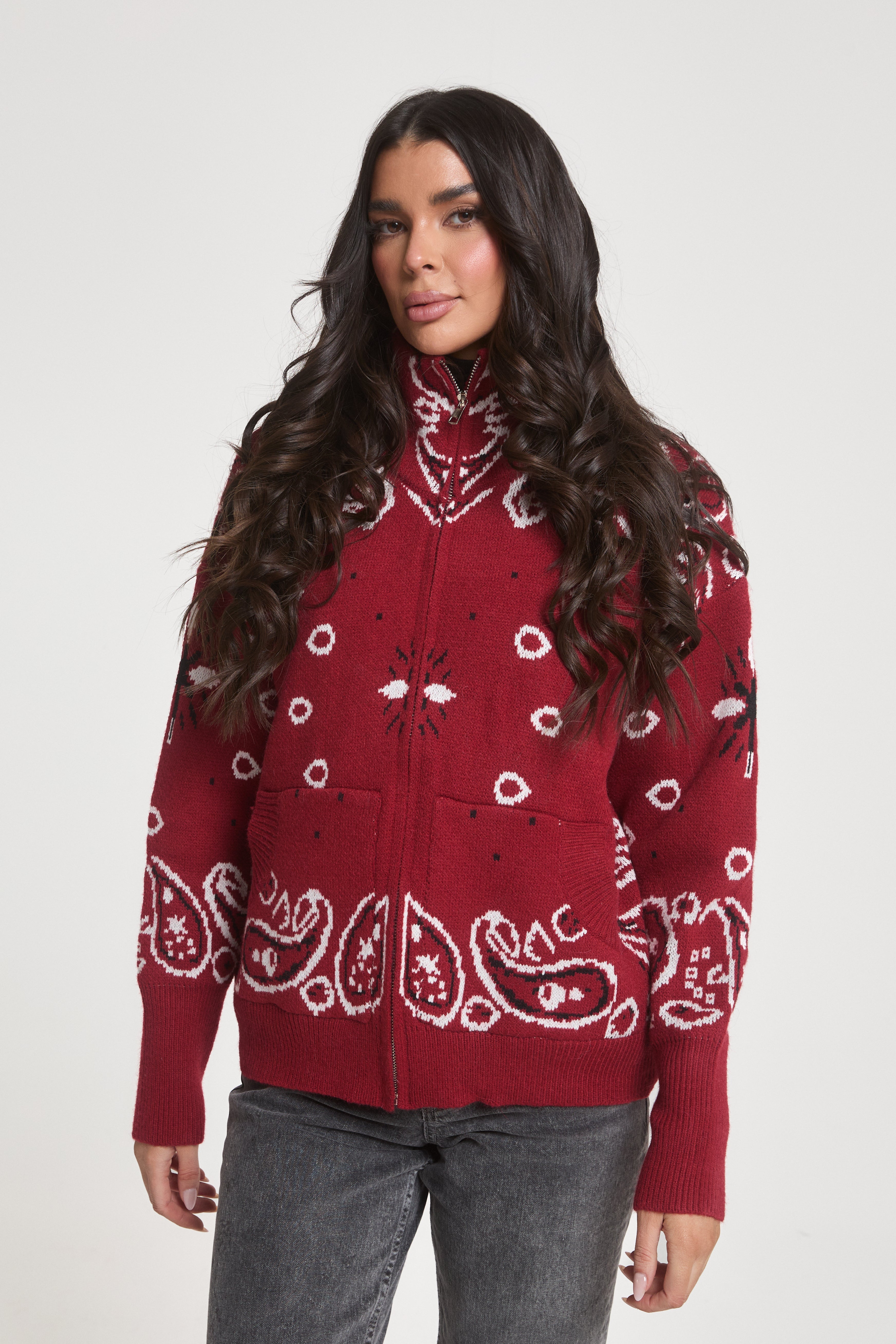 Giulia Zip Up Cardigan