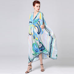 Bohemian stylish Women Cover-Up Kaftan Dress In Oversize